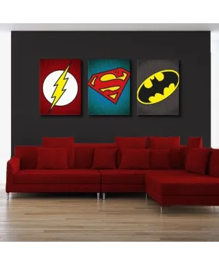 Obraz na płótnie - Dc Comics (The Flash Symbol) - 80x60cm