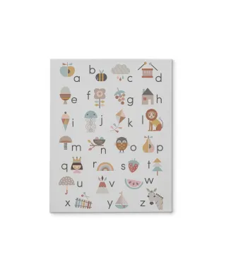 Alfabet A-Z - obraz na płótnie