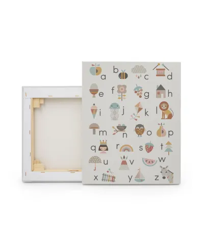 Alfabet A-Z - obraz na płótnie