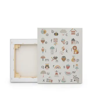 Alfabet A-Z - obraz na płótnie