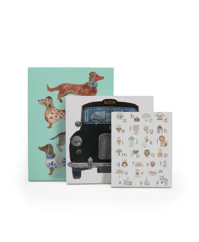 Alfabet A-Z - obraz na płótnie