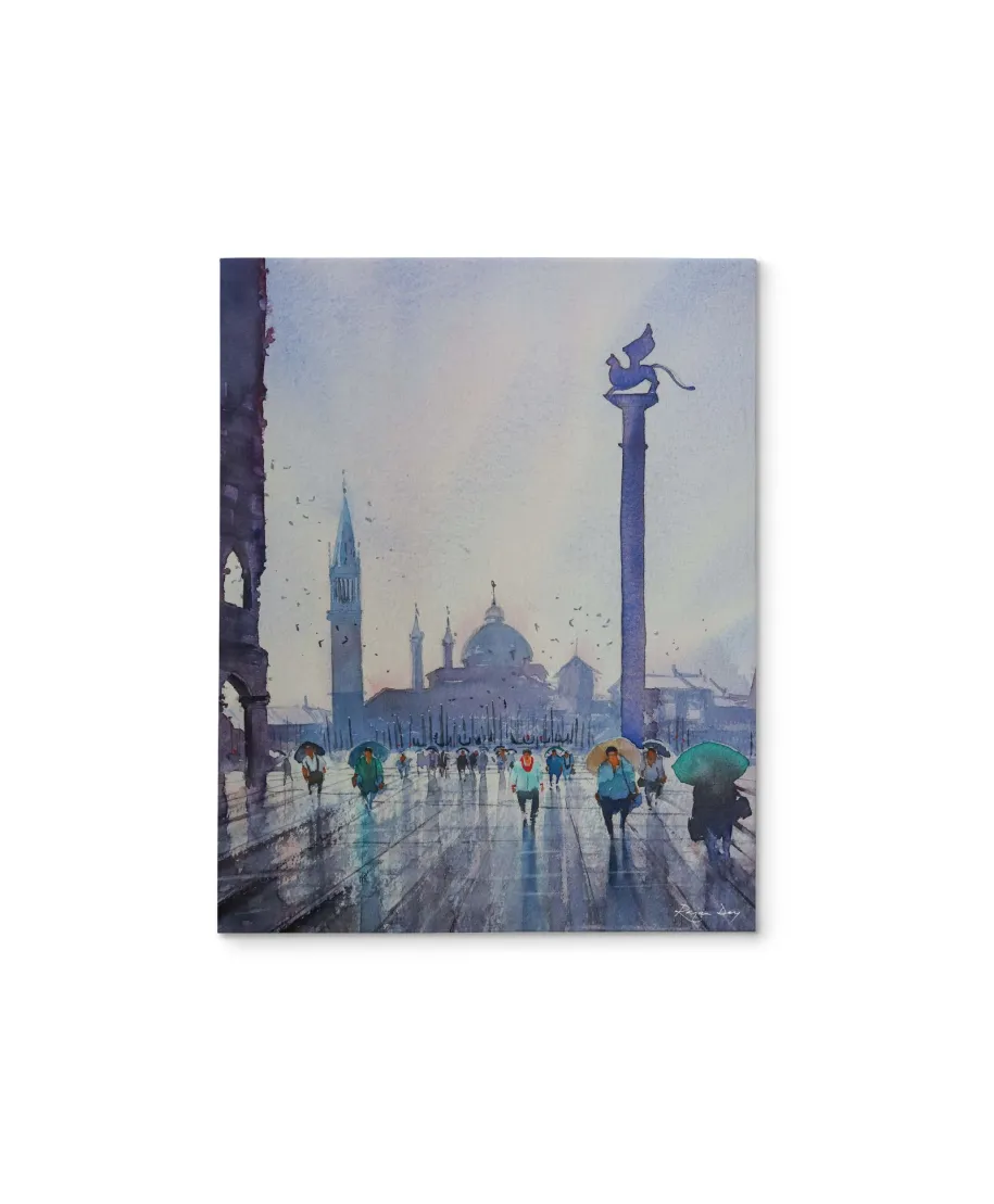 Venice After Rain - obraz na płótnie