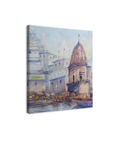 Varanashi Ghat, India - obraz na płótnie