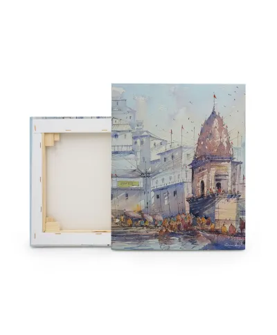 Varanashi Ghat, India - obraz na płótnie