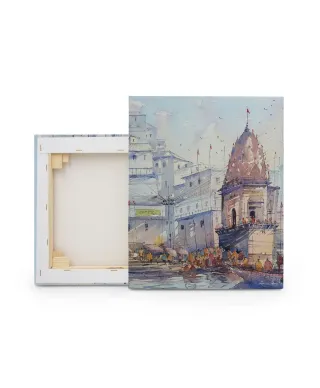 Varanashi Ghat, India - obraz na płótnie