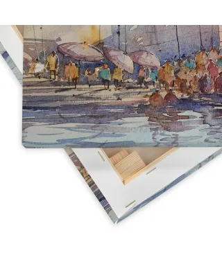 Varanashi Ghat, India - obraz na płótnie