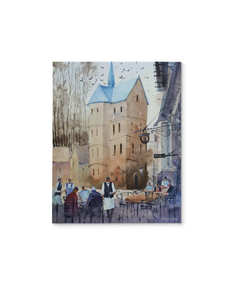 Ribe Cathedral, Denmark - obraz na płótnie