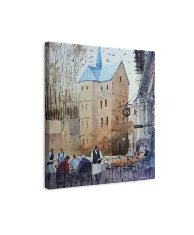 Ribe Cathedral, Denmark - obraz na płótnie