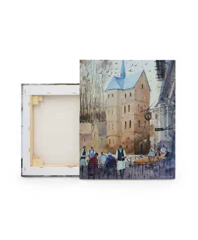 Ribe Cathedral, Denmark - obraz na płótnie