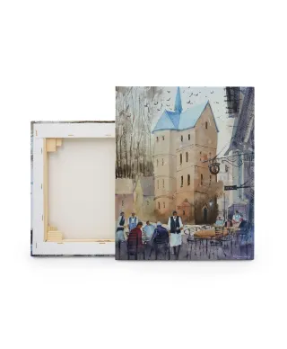 Ribe Cathedral, Denmark - obraz na płótnie