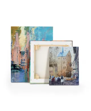 Ribe Cathedral, Denmark - obraz na płótnie