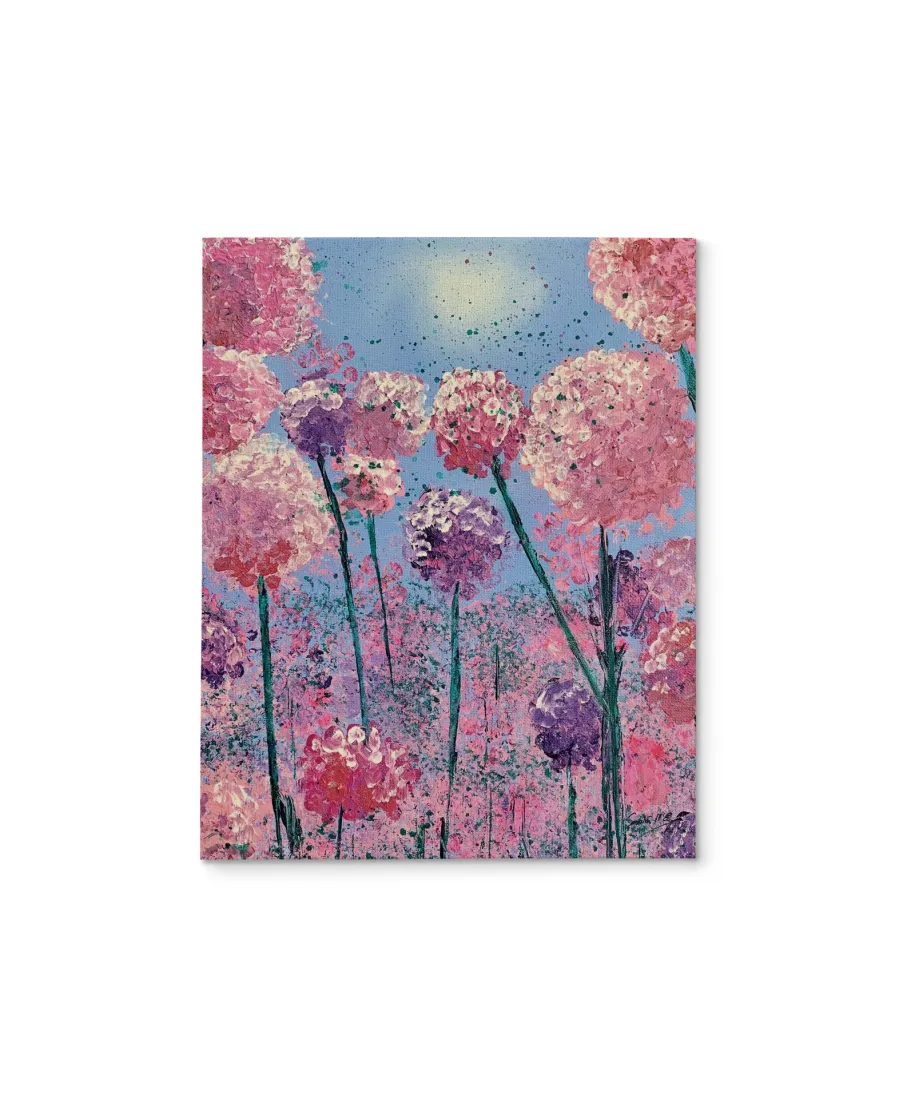 Pink Flowers - obraz na płótnie