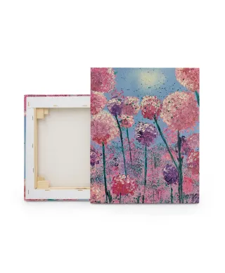 Pink Flowers - obraz na płótnie