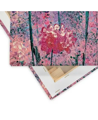 Pink Flowers - obraz na płótnie