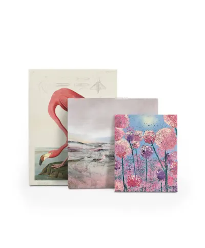 Pink Flowers - obraz na płótnie