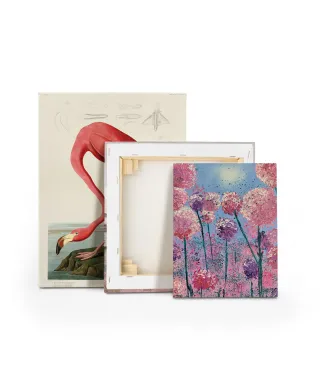 Pink Flowers - obraz na płótnie