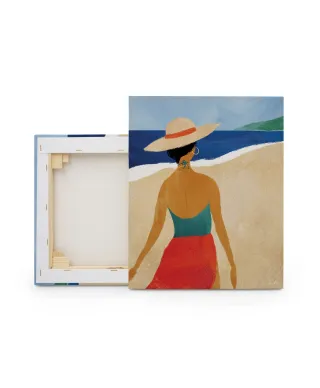 Beach Girl II - obraz na płótnie