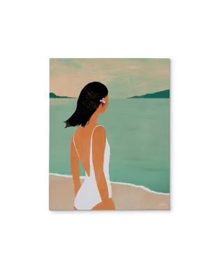 Beach Girl III - obraz na płótnie
