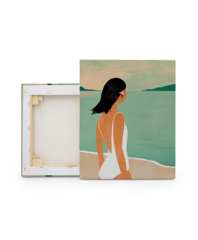 Beach Girl III - obraz na płótnie