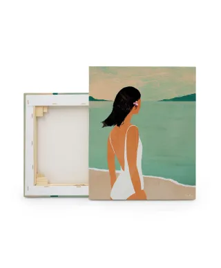 Beach Girl III - obraz na płótnie