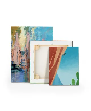 Canyon Climb - obraz na płótnie