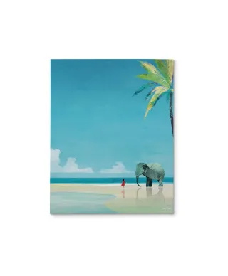 Elephant Beach - obraz na płótnie