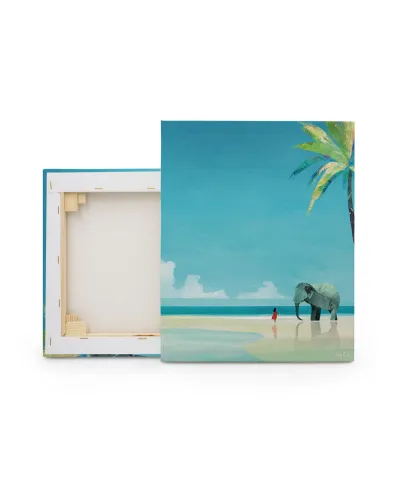 Elephant Beach - obraz na płótnie