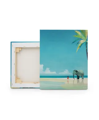 Elephant Beach - obraz na płótnie