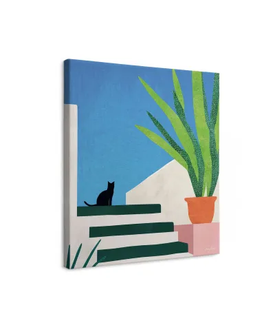 Holiday Cat - obraz na płótnie