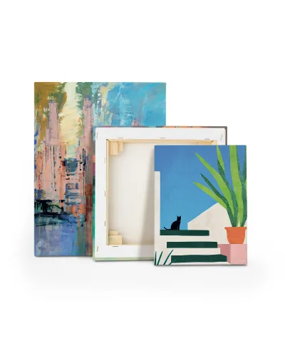 Holiday Cat - obraz na płótnie