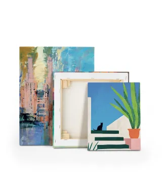 Holiday Cat - obraz na płótnie