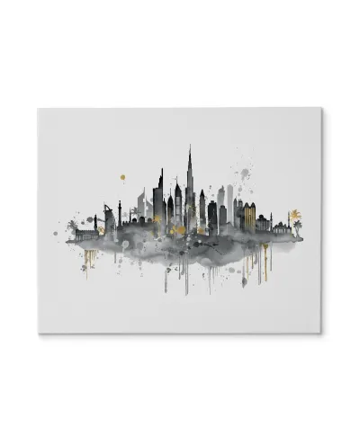 Dubai Skyline - obraz na płótnie