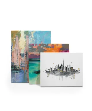 Dubai Skyline - obraz na płótnie