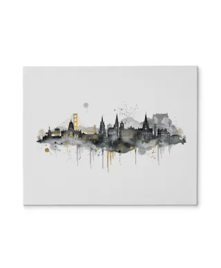 Edinburgh Skyline - obraz na płótnie