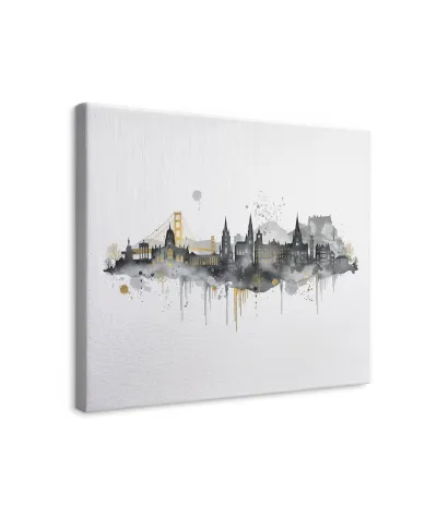 Edinburgh Skyline - obraz na płótnie