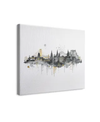 Edinburgh Skyline - obraz na płótnie