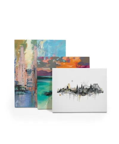 Edinburgh Skyline - obraz na płótnie