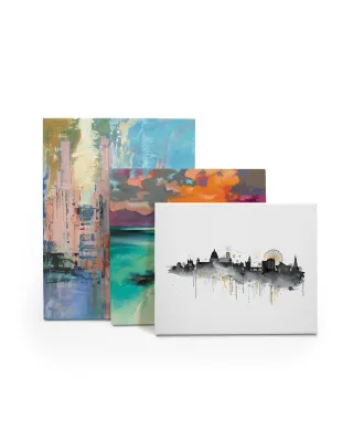 Belfast Skyline - obraz na płótnie