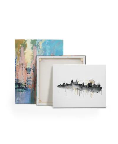 Belfast Skyline - obraz na płótnie