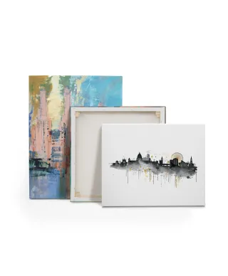 Belfast Skyline - obraz na płótnie