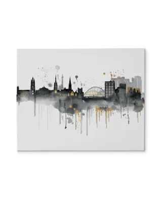 Newcastle Skyline - obraz na płótnie