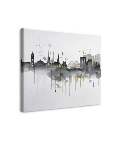 Newcastle Skyline - obraz na płótnie