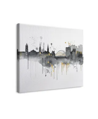 Newcastle Skyline - obraz na płótnie
