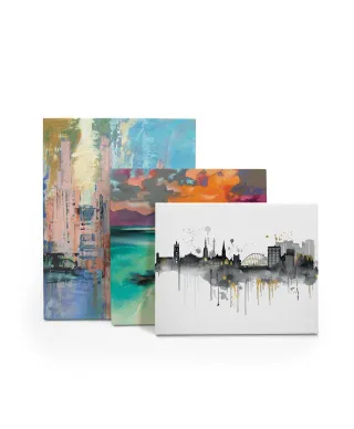 Newcastle Skyline - obraz na płótnie