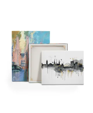 Newcastle Skyline - obraz na płótnie