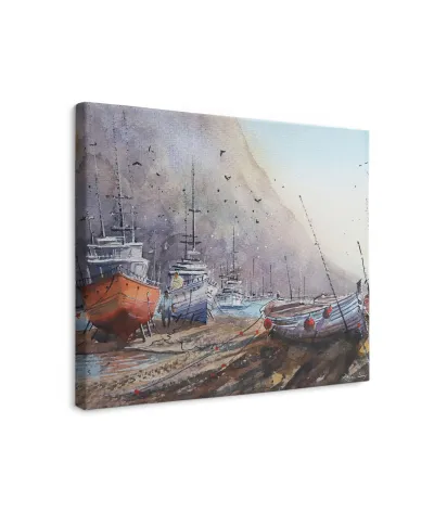 Docked - obraz na płótnie