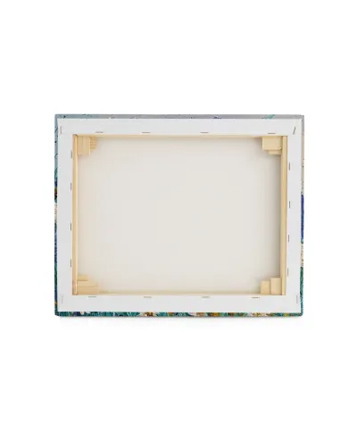 Daisies and Wild Pea Flowers - obraz na płótnie