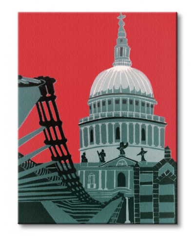 Obraz do salonu - St. Paul's Cathedral - 80x60cm