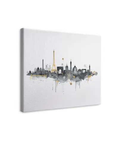 Paris Skyline - obraz na płótnie