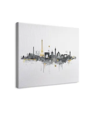 Paris Skyline - obraz na płótnie